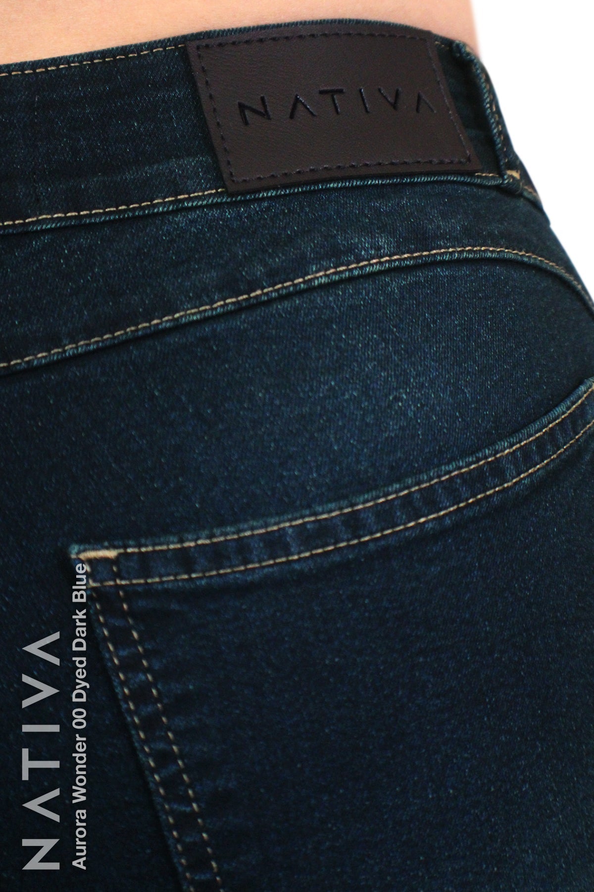 SUPER SKINNY JEANS, AURORA WONDER 00 DYED DARK, Talle Medio. Moldeador y Afirmador. Casual 7 días. Tecnología No Stress®