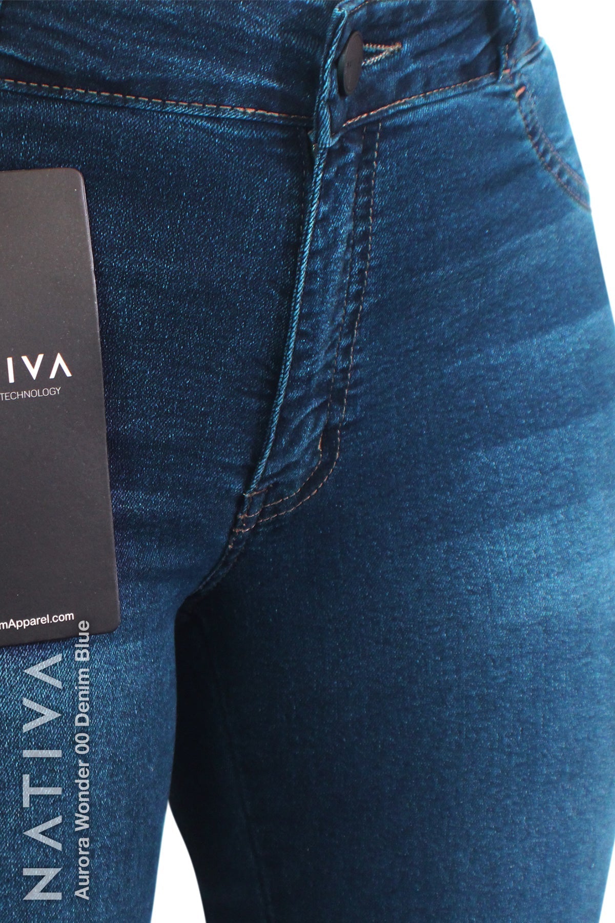 SUPER SKINNY JEANS, AURORA WONDER 00 DENIM BLUE, Talle Medio. Moldeador y Afirmador. Casual 7 días. Tecnología No Stress®