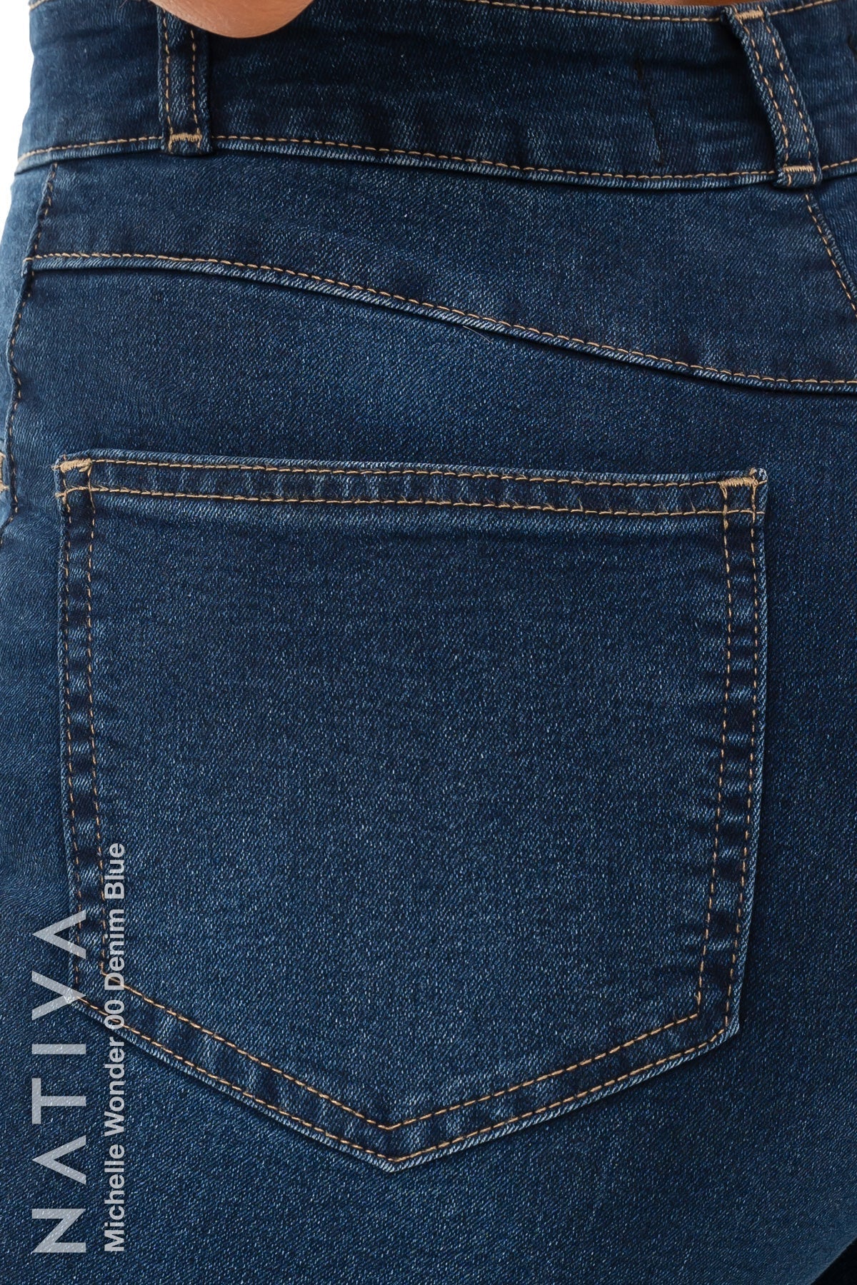 SUPER SKINNY JEANS, MICHELLE WONDER 00 DENIM BLUE, Talle Alto. Moldeador y Afirmador. Casual 7 días. Tecnología No Stress®