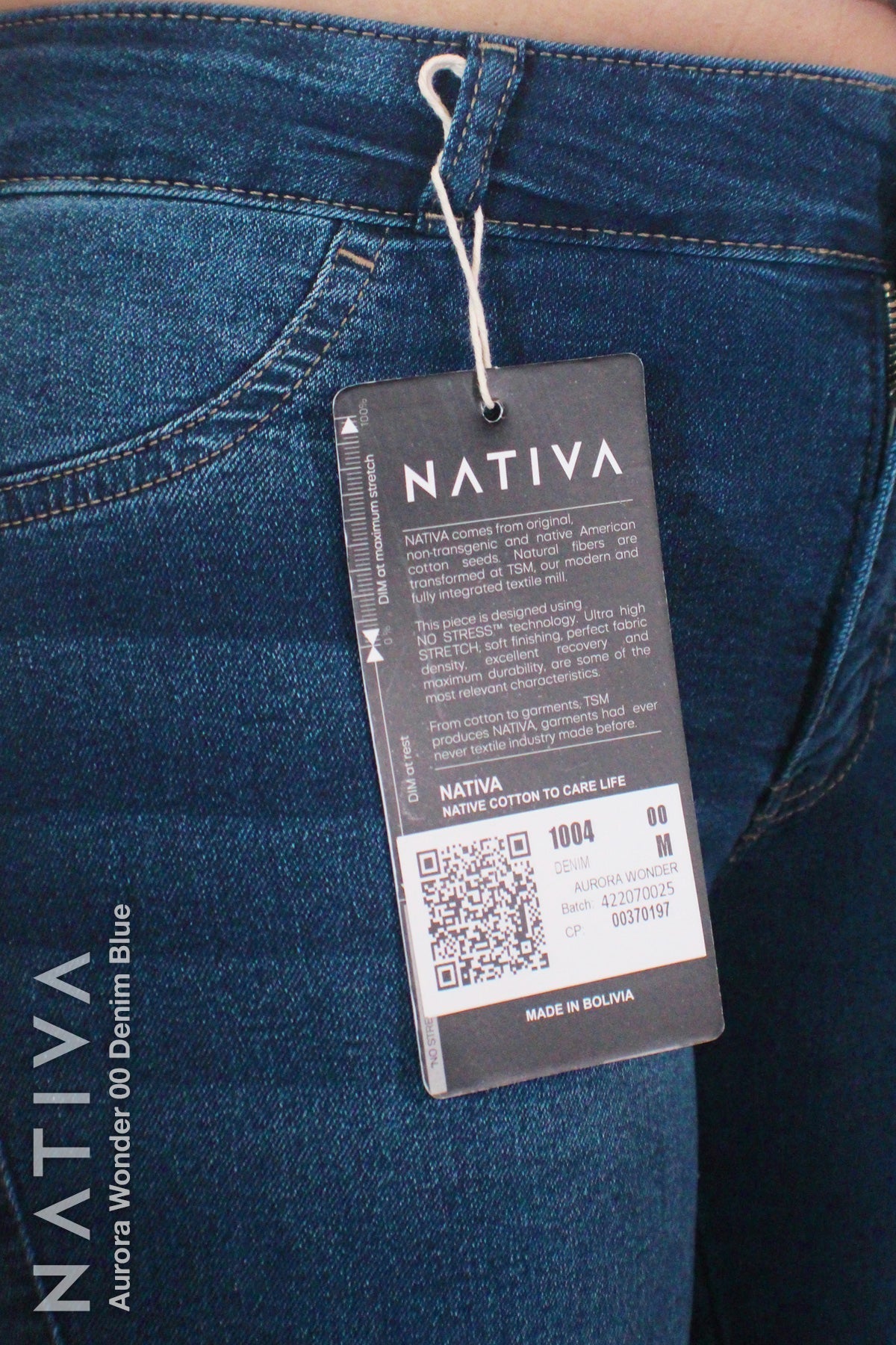 SUPER SKINNY JEANS, AURORA WONDER 00 DENIM BLUE, Talle Medio. Moldeador y Afirmador. Casual 7 días. Tecnología No Stress®