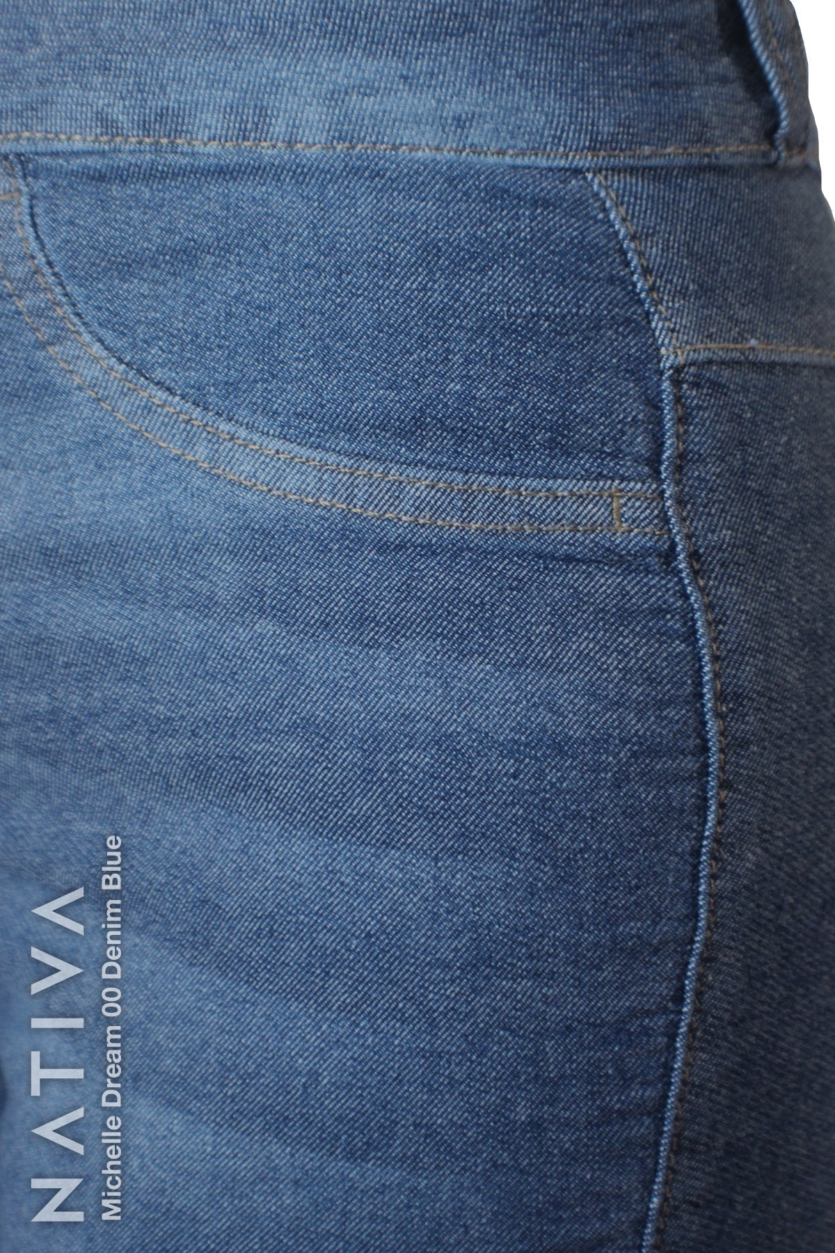 SUPER SKINNY JEANS, MICHELLE DREAM 00 DENIM BLUE, Talle Alto. Moldeador Ultra Confortable. Jornada Prolongada. Tecnología No Stress®