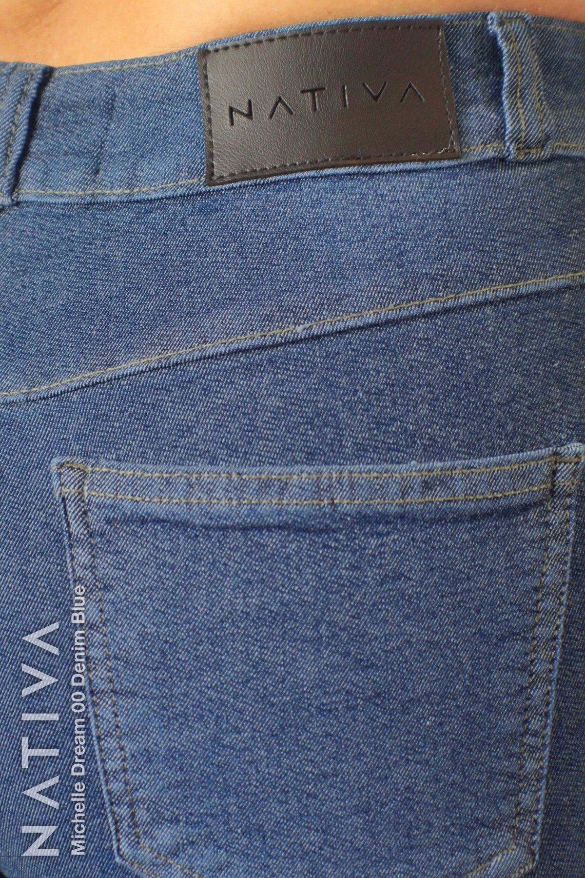 SUPER SKINNY JEANS, MICHELLE DREAM 00 DENIM BLUE, Talle Alto. Moldeador Ultra Confortable. Jornada Prolongada. Tecnología No Stress®